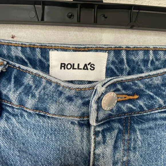 ROLLA'S High Rise Slim Dusters Denim Jeans - Picture 3 of 6